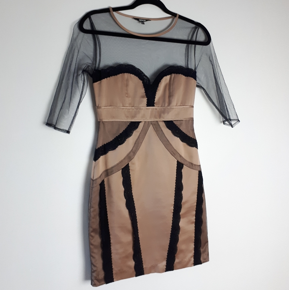 ASOS Mesh Sweetheart Dress
